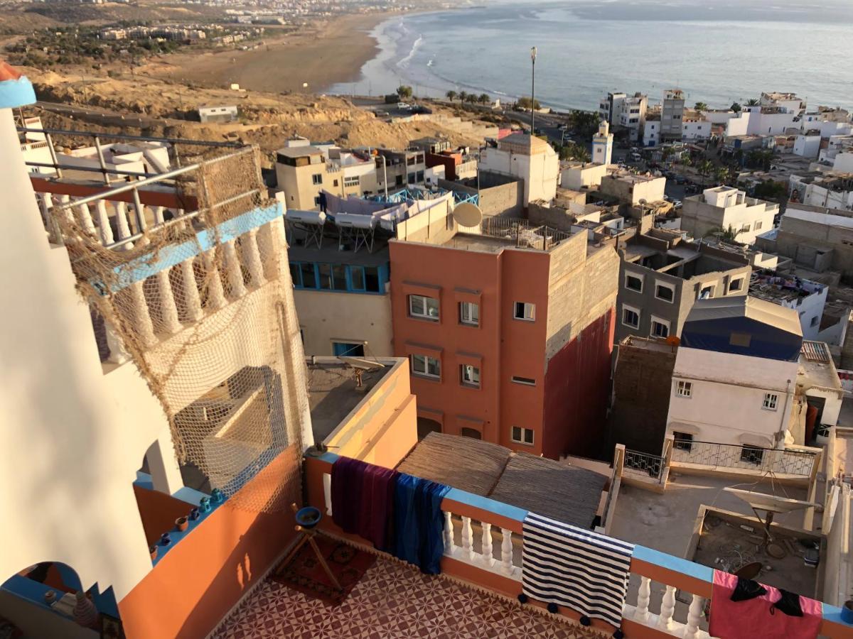 Binic Surf House Bed and Breakfast Taghazout Exteriör bild